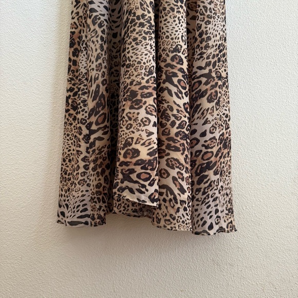 Ronny Kobo Bernadette Maxi Dress In Leopard S - Picture 3 of 10